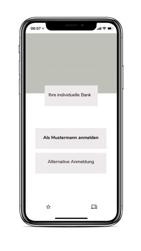 Beispiel für eine Signatur-Anfrage einer Internet-Banking Anwendung